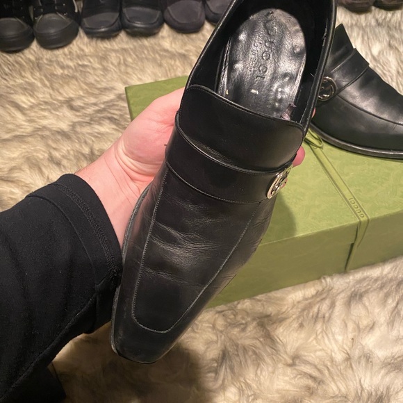 Classic Gucci Black Leather Dress Shoes main image 5